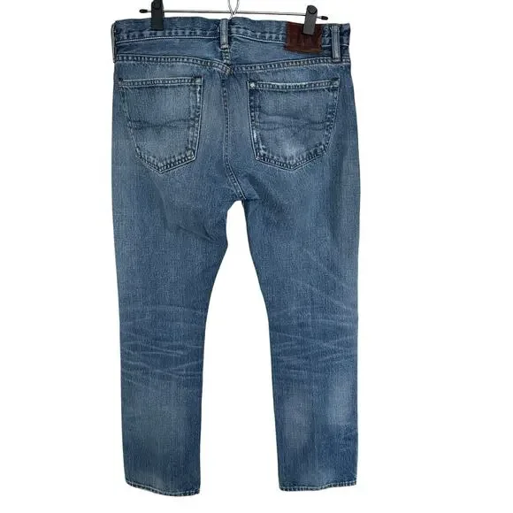 Polo Ralph Lauren Jeans Mens Stratford Slim Fit Straight Denim, Size 33 x 30 EUC - Picture 2 of 6
